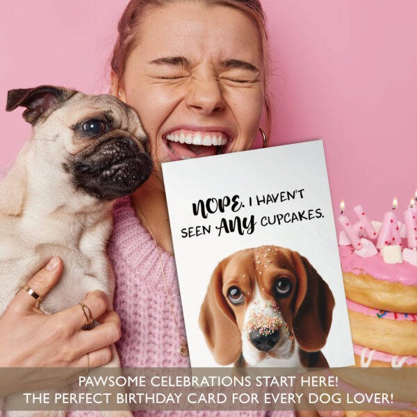 Cupcake Dog Birthday Card - Image 5