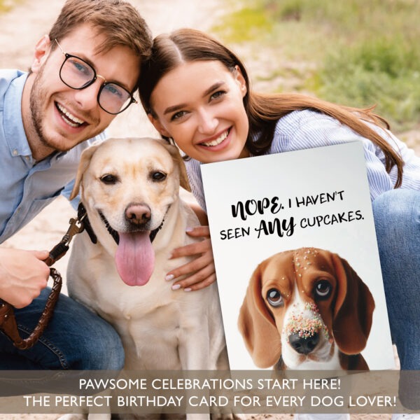 Cupcake Dog Birthday Card - Image 2