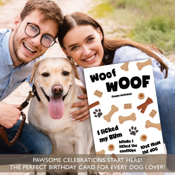 Dog Licked Bum Birthday Card - Image 6