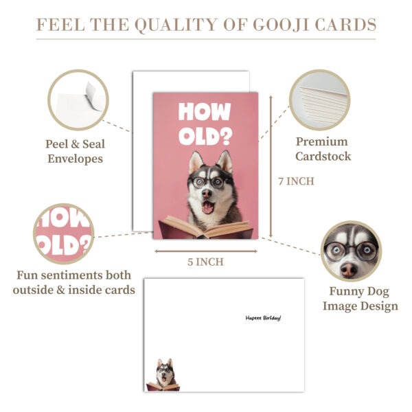 Dog How Old Birthday Card - Image 3