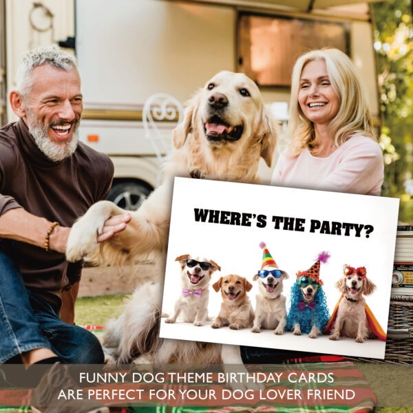 Where's Party Dogs Birthday Card - Image 5