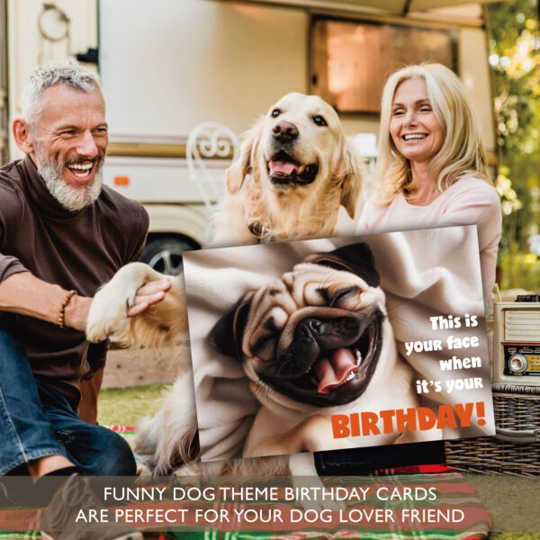 Pug's Smile Dog Birthday Card - Image 6