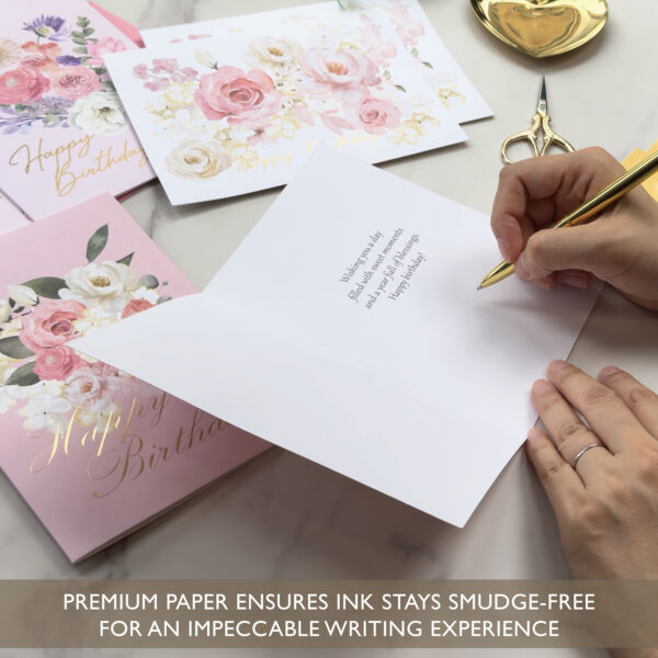 Floral Birthday Card (Blush Bloom)