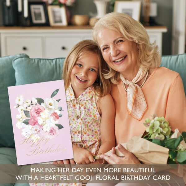 Floral Birthday Card (Blush Bloom)