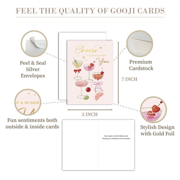 Cocktail Birthday Card