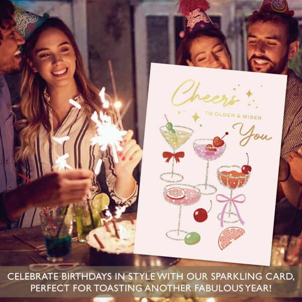 Cocktail Birthday Card
