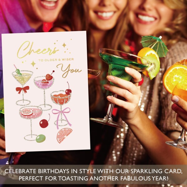 Cocktail Birthday Card
