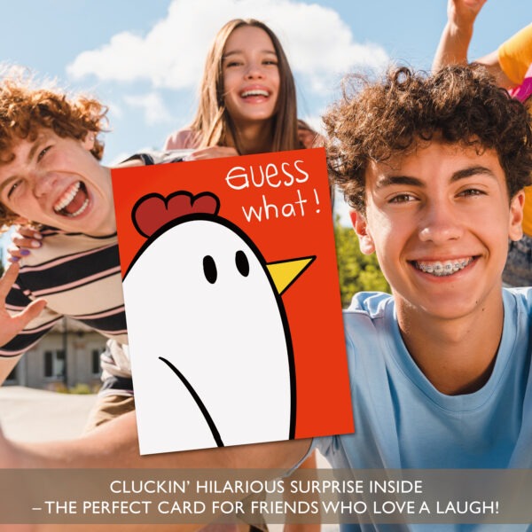 Chicken Butt Birthday Card