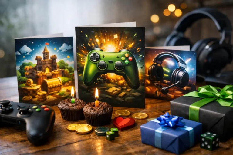 Gamer Birthday Cards That Score Extra XP
