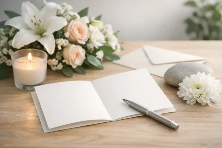 Condolence Card Wording Guide for Kind Messages