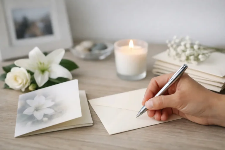 How to Address Sympathy Cards With Care