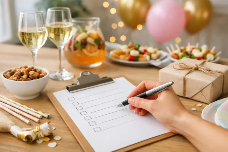 Party Hosting Checklist for an Easy Celebration
